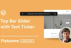 [flatsome ] Text Ticker (fade) For Top Bar In Flatsome Theme